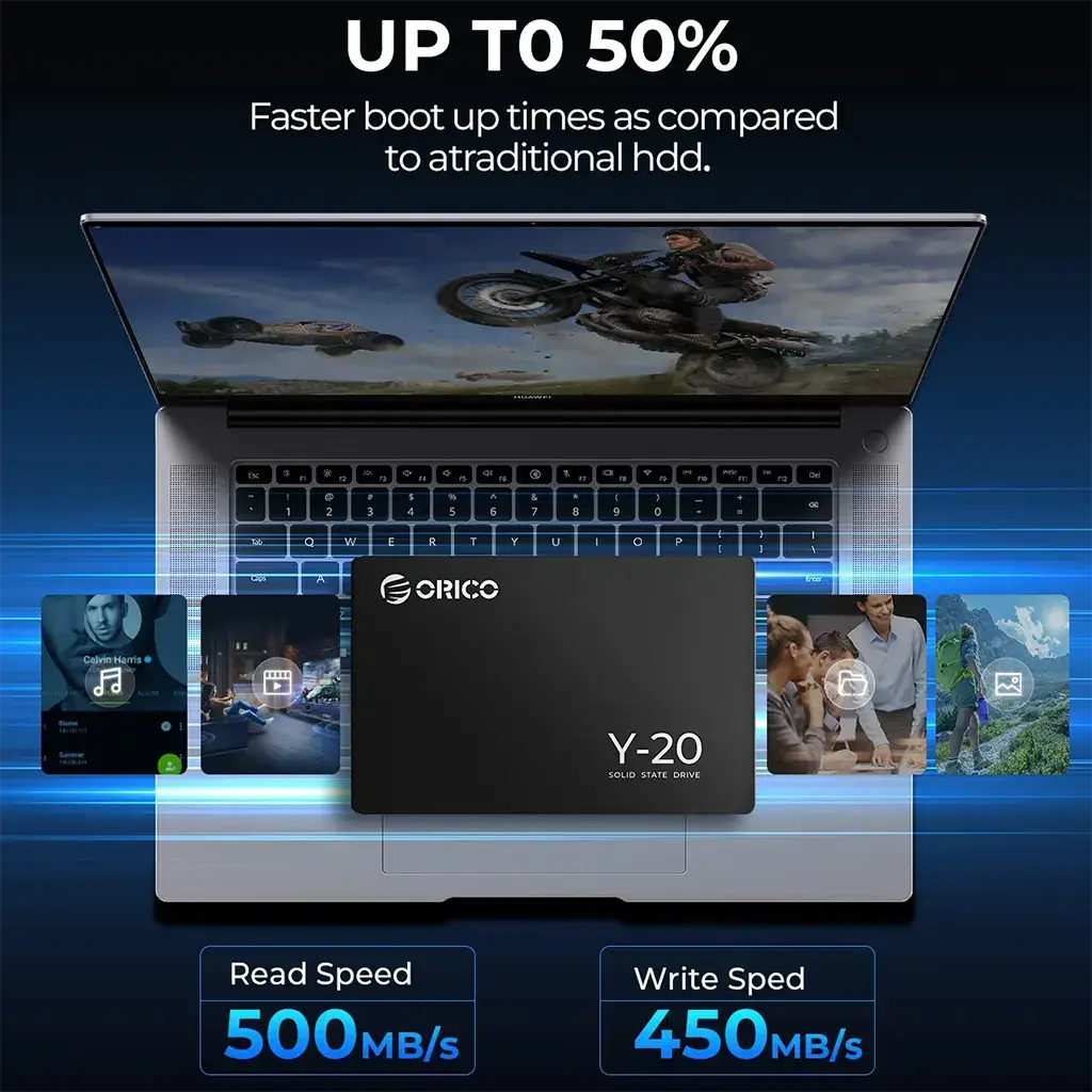 SSD ORICO Y20 256GB 2.5" SATA III 3D NAND's photo #1