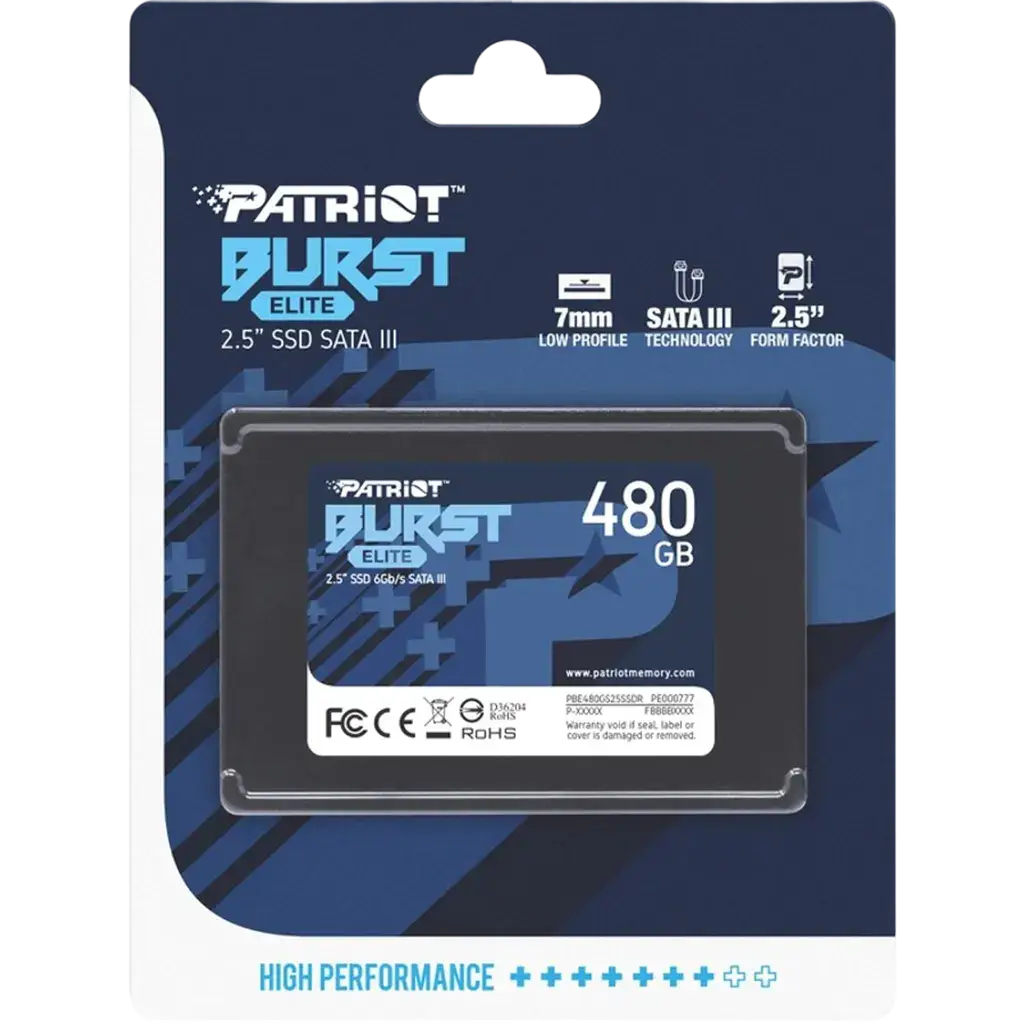 SSD Patriot Burst Elite 480GB 2.5" SATA III's photo #3