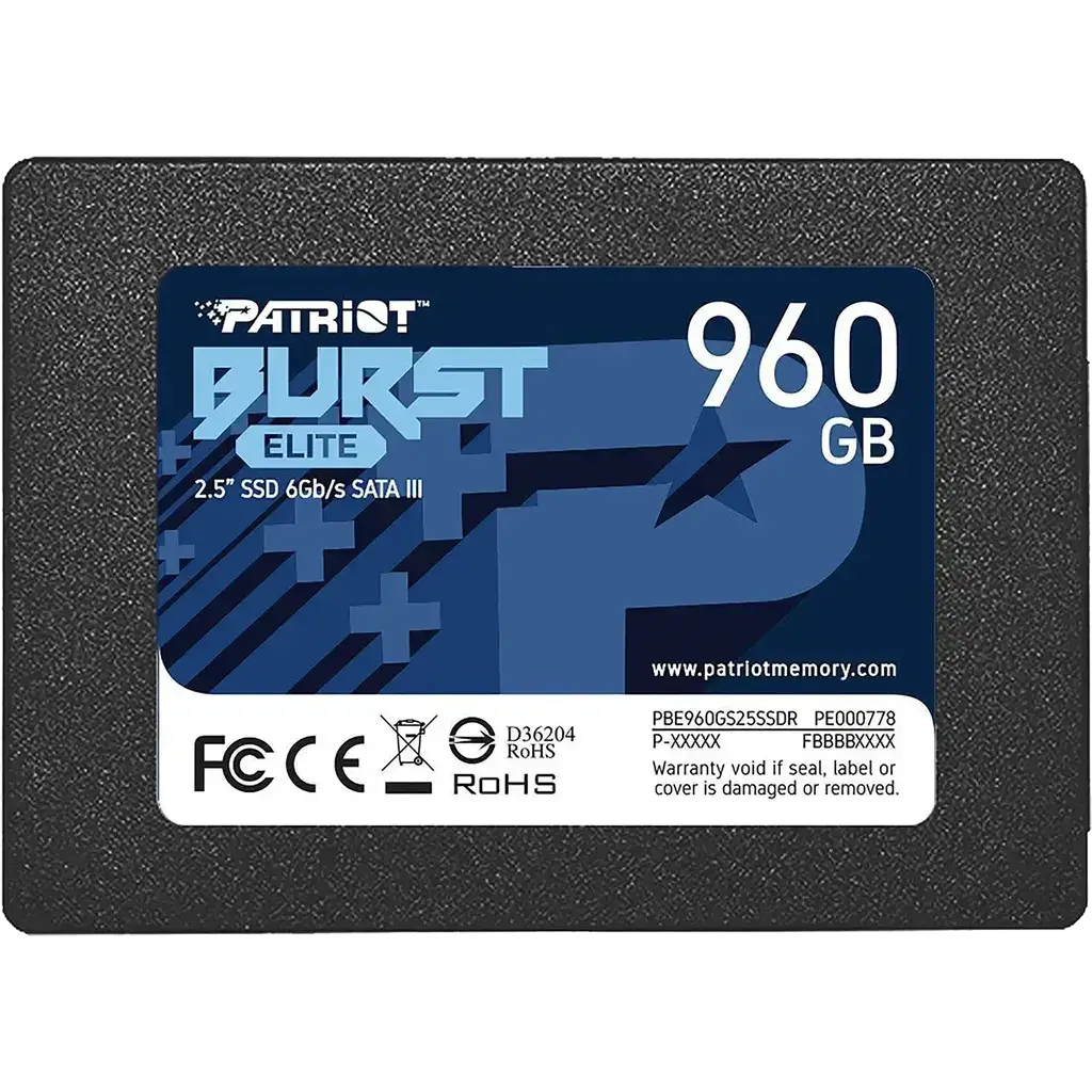 SSD Patriot Burst Elite 960GB 2.5" SATA III's photo #1