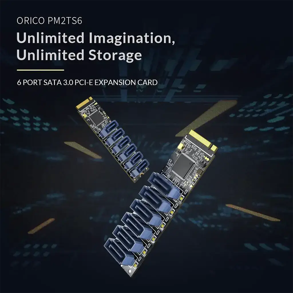 Adaptador M.2 NVMe a 6x SATA 6Gb/s PCIe 3.0 (2280)'s photo #1