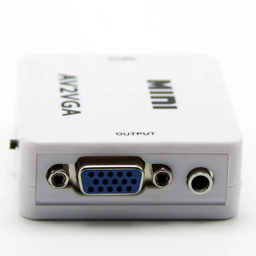 Convertidor AV (RCA) a VGA + Audio 1080p Unidireccional's photo #2