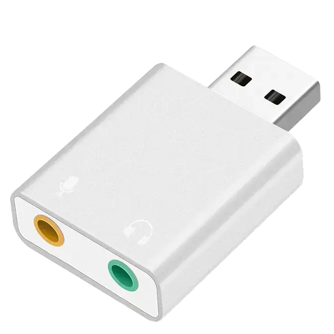 Adaptador de sonido por USB de 7.1 canales con entrada de micrófono's photo #1