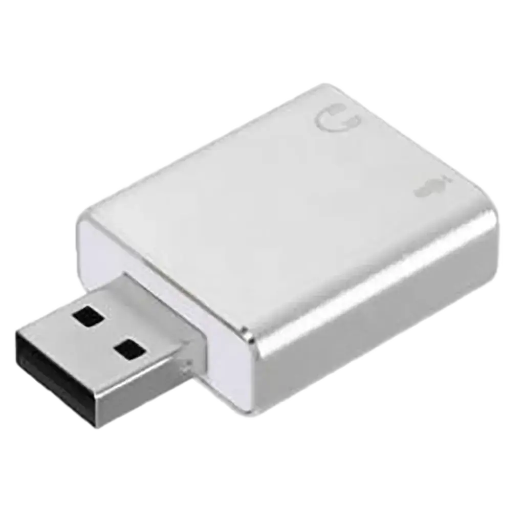 Adaptador de sonido por USB de 7.1 canales con entrada de micrófono's photo #1
