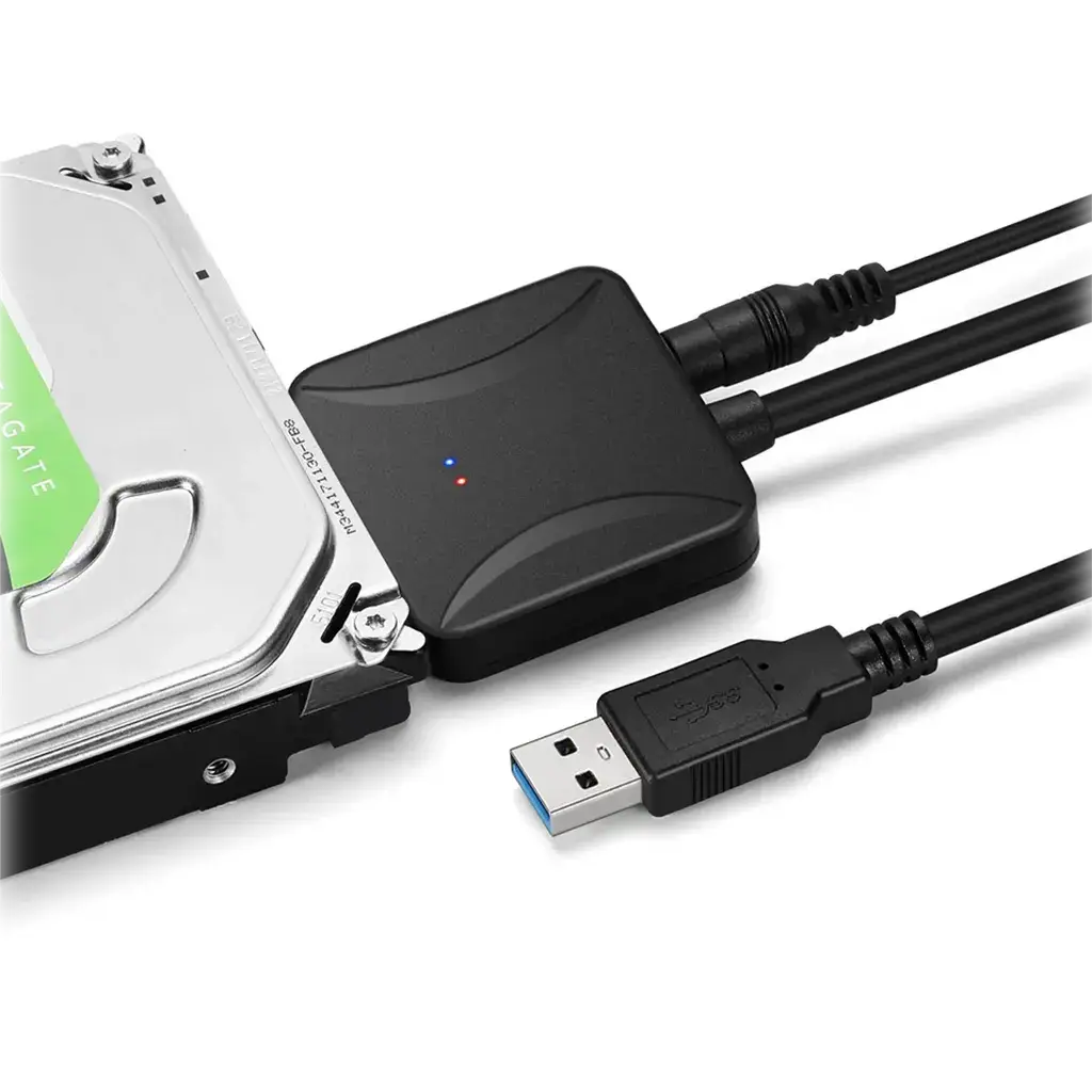 Adaptador de USB 3.0 a SATA III para SSD y HDD de 2,5" y HDD de 3,5" con alimentación de corriente's photo #4