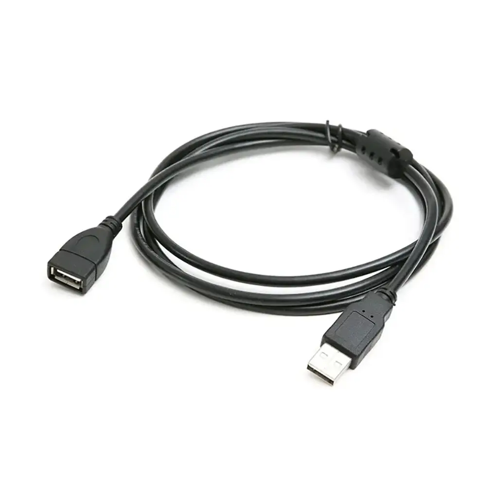 Cable Extensión USB 2.0 Macho a Hembra 1.5m con Ferrita Antiinterferencias's photo #1