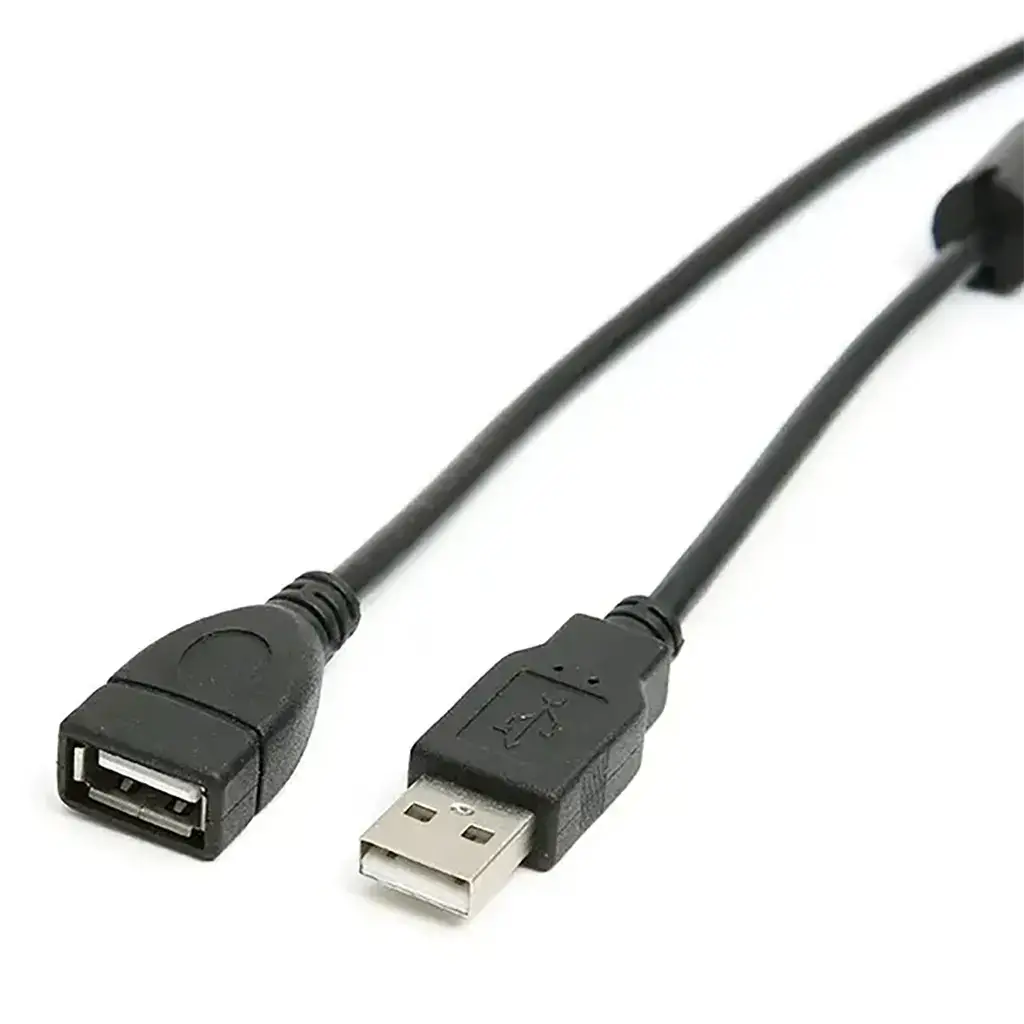 Cable Extensión USB 2.0 Macho a Hembra 1.5m con Ferrita Antiinterferencias's photo #2