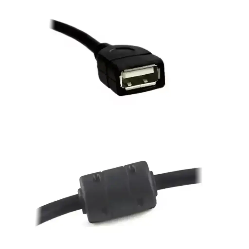 Cable Extensión USB 2.0 Macho a Hembra 1.5m con Ferrita Antiinterferencias's photo #5