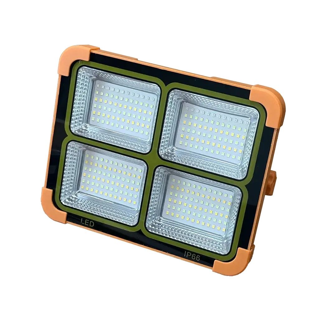 Lámpara solar LED recargable para emergencias con Power Bank — imagen 1