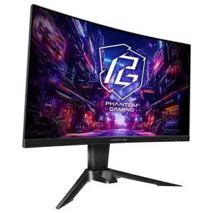 Monitor Gaming ASRock PG27QRT2A 27" Curvo QHD 2K VA 180Hz FreeSync Premium miniatura 2
