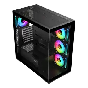 Chasis Gaming SAMA Neview SV01 Panorámico 270° ARGB con 4 Ventiladores miniatura 2