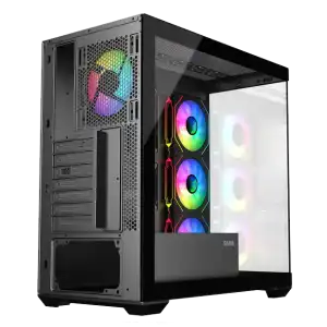 Chasis Gaming SAMA Neview SV01 Panorámico 270° ARGB con 4 Ventiladores miniatura 4