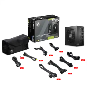 Fuente MSI MAG A750GL 750W 80 Plus Gold Full Modular PCIe 5.0 miniatura 3