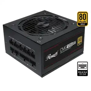 Fuente Rosewill CMG1200 G5 1200W 80 Plus Gold Full Modular ATX 3.1 PCIe 5.0 miniatura 1