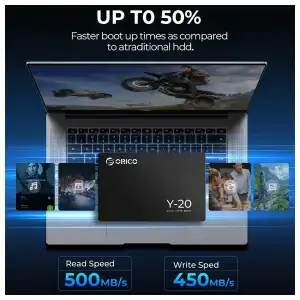 SSD ORICO Y20 256GB 2.5" SATA III 3D NAND miniatura 2