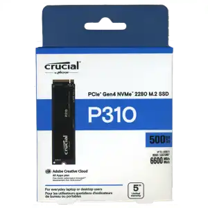 SSD M.2 NVMe Crucial P310 500GB PCIe 4.0 2280 miniatura 4