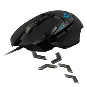 Mouse Gaming Logitech G502 Hero RGB 25600 DPI Pesas Ajustables miniatura 4