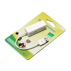 Adaptador USB a RJ45 Fast Ethernet 10/100 Mbps miniatura 6