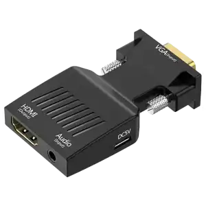 Convertidor de VGA a HDMI con salida de audio miniatura 1