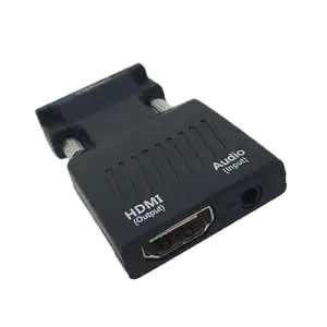 Convertidor de VGA a HDMI con salida de audio miniatura 5