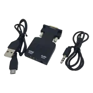 Convertidor de VGA a HDMI con salida de audio miniatura 7