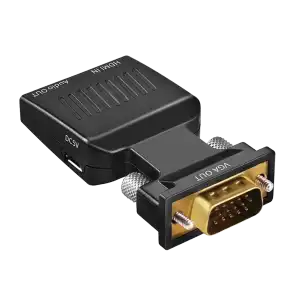 Convertidor de VGA a HDMI con salida de audio miniatura 2