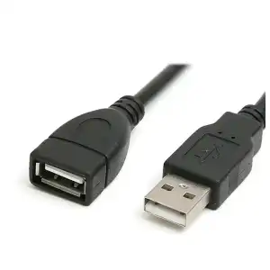 Cable Extensión USB 2.0 Macho a Hembra 1.5m con Ferrita Antiinterferencias miniatura 5
