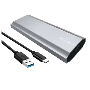 Carcasa para SSD M.2 NVMe, de aluminio, USB 3.0 miniatura 1