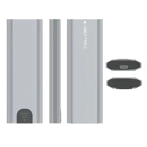 Carcasa para SSD M.2 NVMe, de aluminio, USB 3.0 miniatura 8