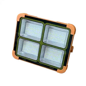 Lámpara solar LED recargable para emergencias con Power Bank miniatura 1